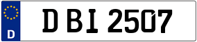 Truck License Plate
